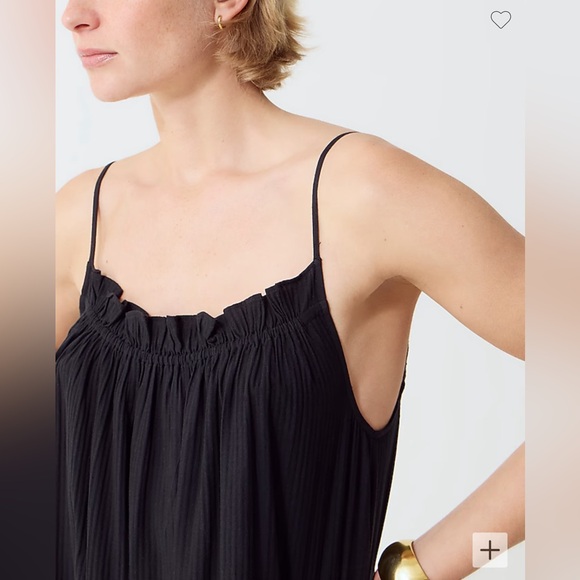 NWT Jcrew Black Flowy Dress - Picture 3 of 7